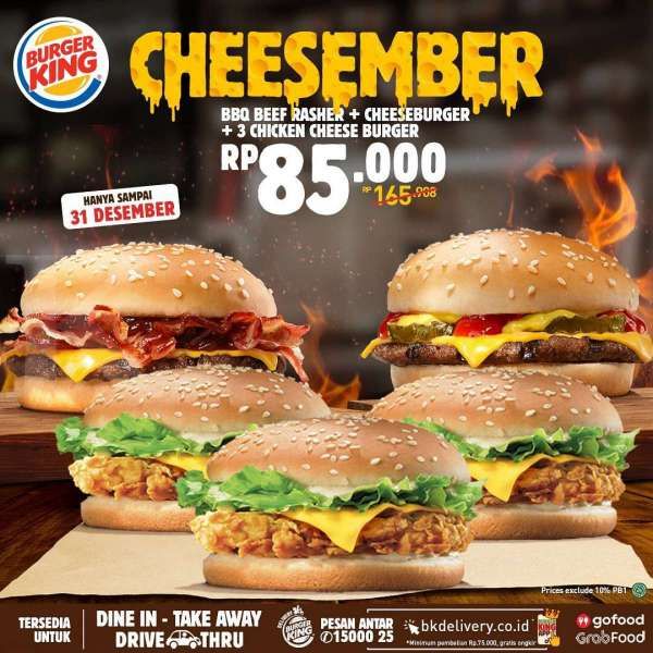 Promo Burger King 22-31 Desember 2020 