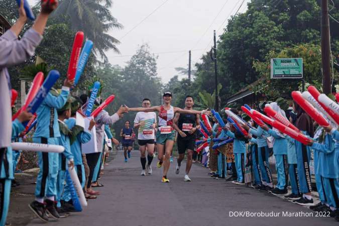 Borobudur Marathon 2022, Pelari Berpesta dalam Semarak Sambutan Warga