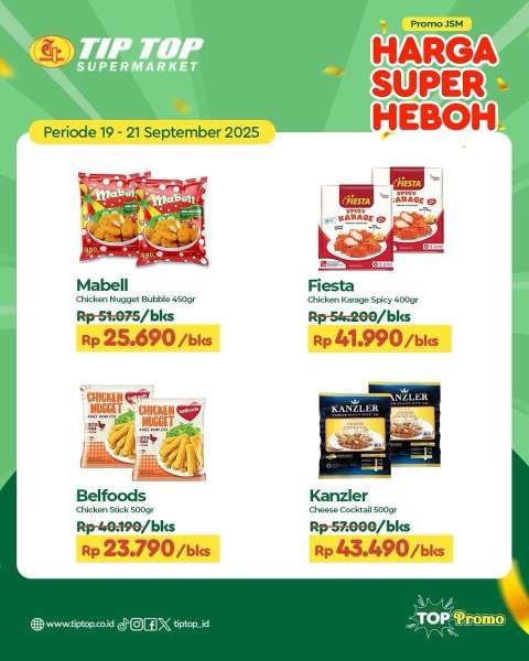 Promo JSM Tip Top 19-21 September 2025