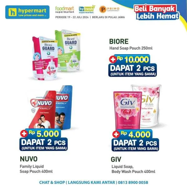 Promo Hypermart Beli Banyak Lebih Hemat Periode 19-22 Juli 2024