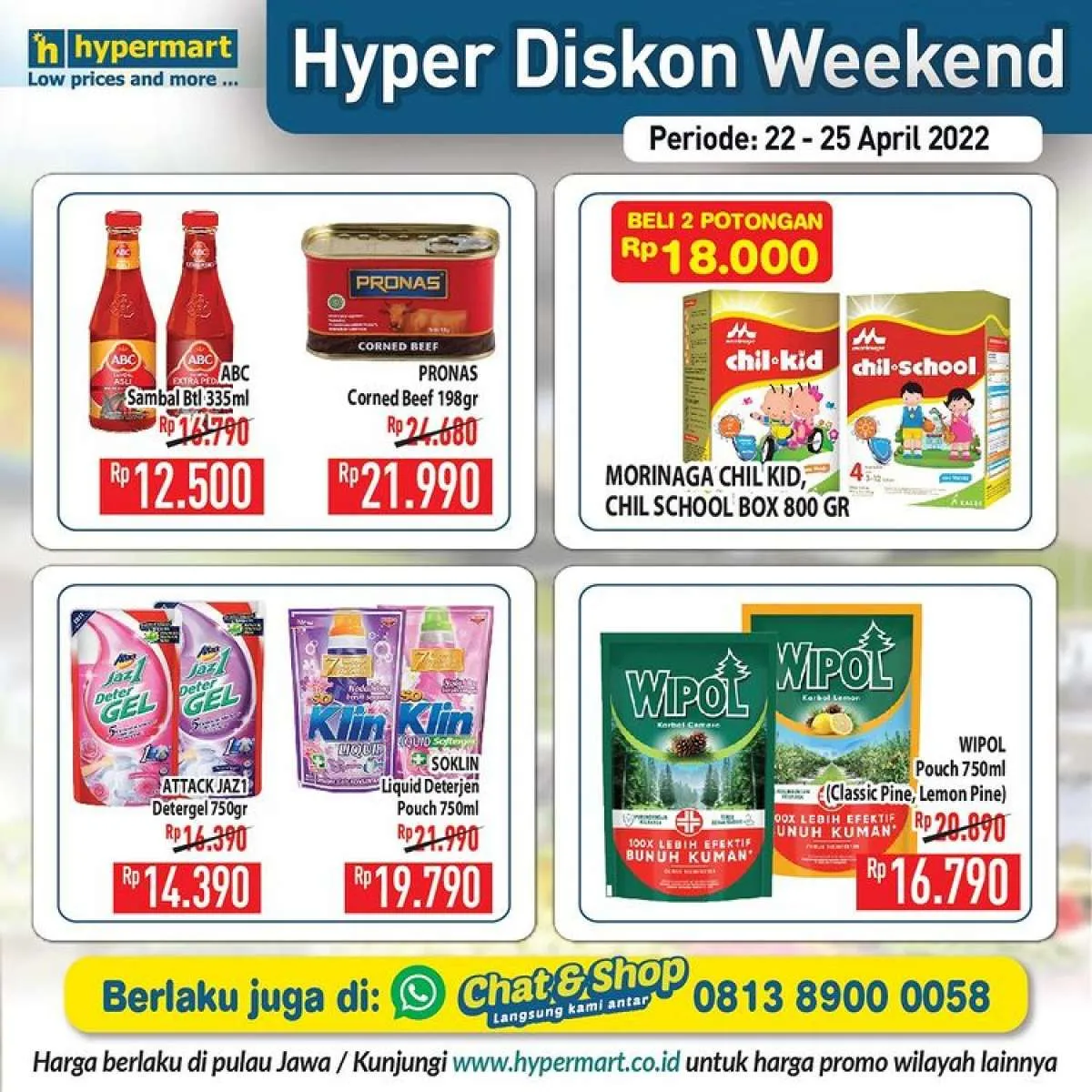 Katalog Promo Hypermart Hyper Diskon Weekend Periode 22-25 April 2022