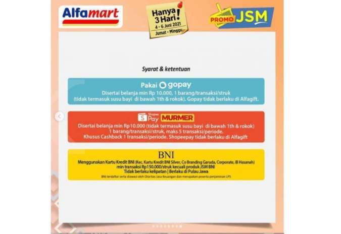 Promo JSM Alfamart 4-6 Juni 2021