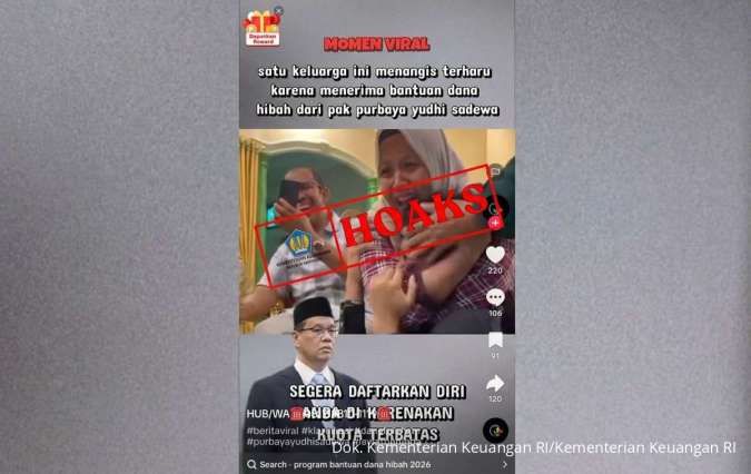Kemenkeu Tegaskan Video Keluarga Kaya Mendadak karena Hibah Purbaya Adalah Hoaks