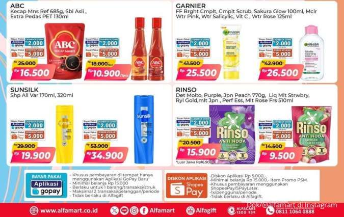 Promo Alfamart 8-15 September 2025, Deterjen & Micellar Water Lebih Hemat