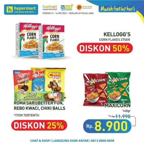 Promo Hypermart Hyper Diskon Weekday Periode 14-16 Mei 2024
