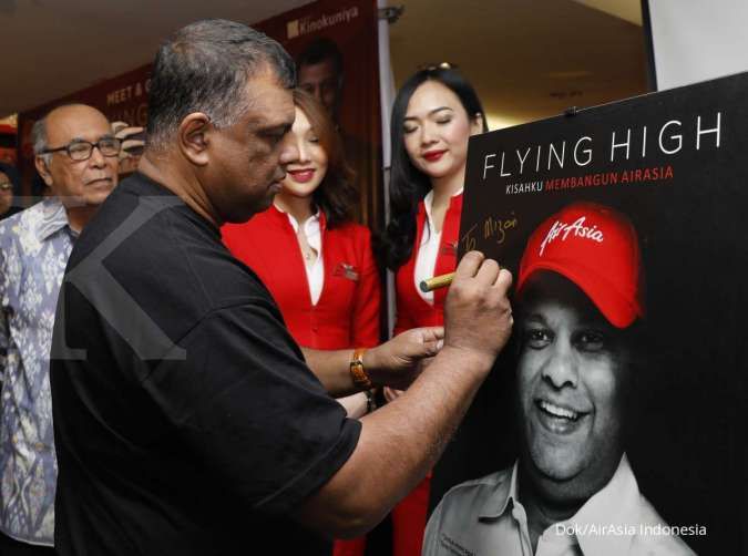 Tony Fernandes Ungkap Rahasia dan Kisah Menarik Membangun AirAsia di Buku Flying High