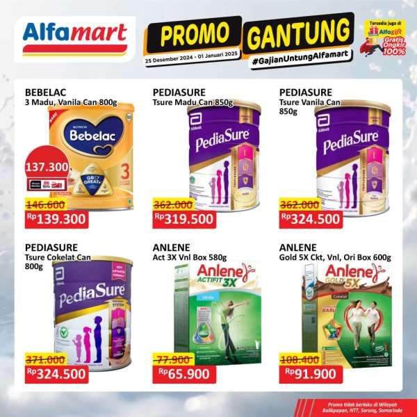 Promo Alfamart Gantung 25 Desember 2024-1 Januari 2025