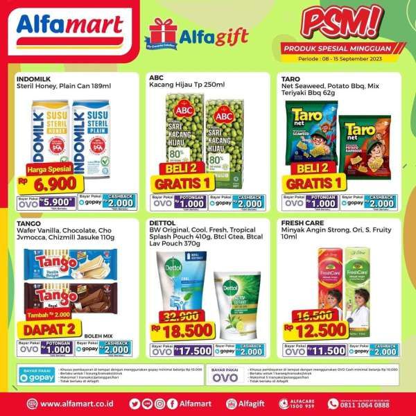 Katalog Promo Alfamart Terbaru 8-15 September 2023