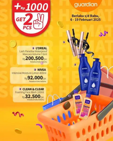 Promo Guardian Super Hemat Periode 6-19 Februari 2025