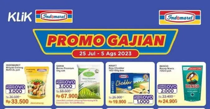 Promo Gajian Indomaret Periode 25 Juli-5 Agustus 2023