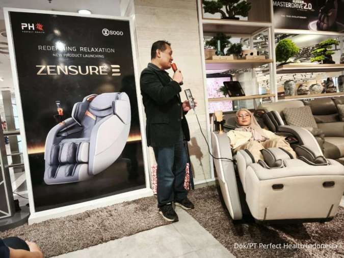 Perfect Health Luncurkan Zensure III, Kursi Pijat Chiropractic Bidik Segmen Premium