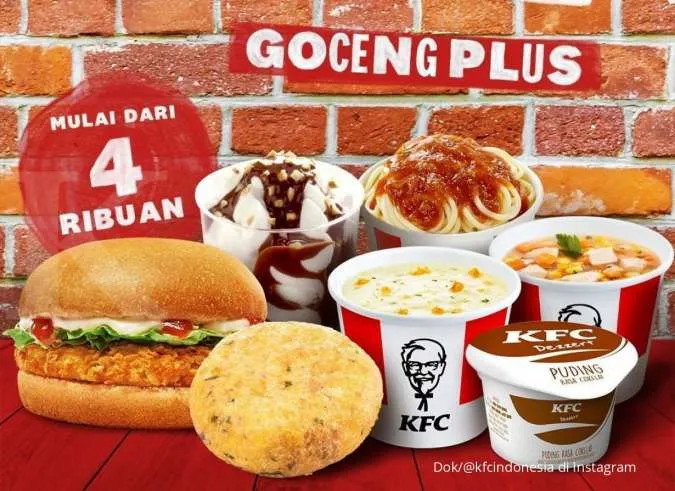 Super Murah! Promo KFC 6-28 Oktober 2021, Aneka Menu Goceng Plus Rp 4.000 - 6.000