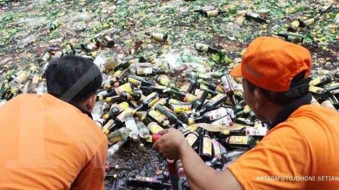 Bea Cukai-BIN tindak penyelundup miras Rp 4,2 M