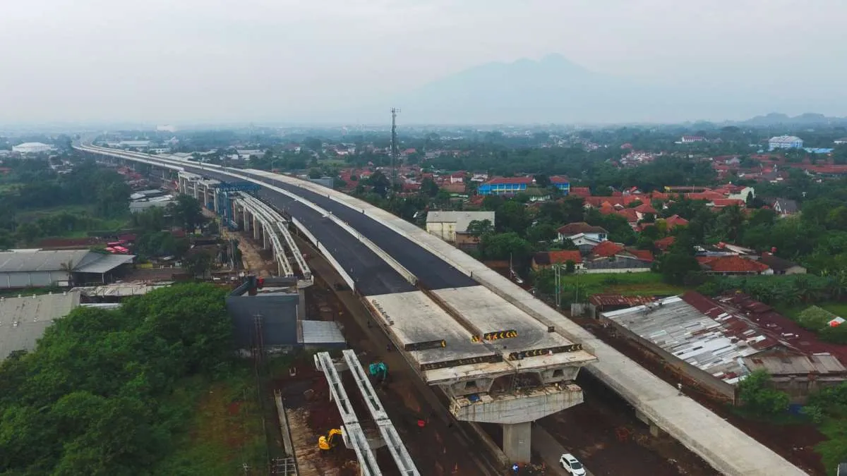 Konstruksi Jalan Tol BORR Seksi 3A SS Yasmin-SS Semplak capai 99,14%