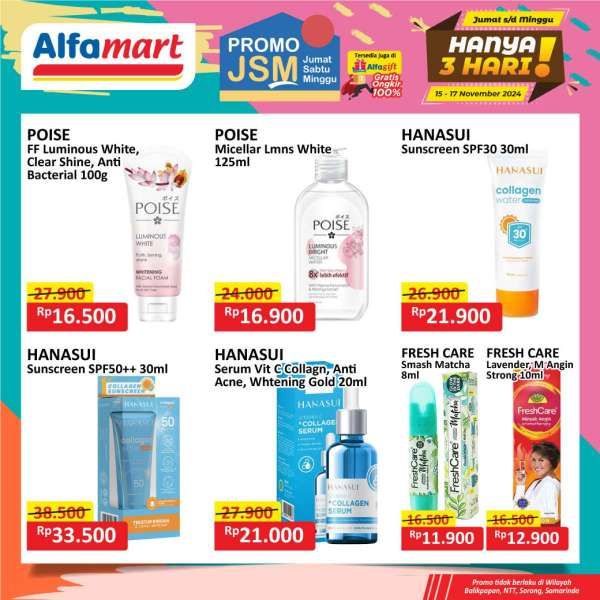 Promo JSM Alfamart Weekend 15-17 November 2024