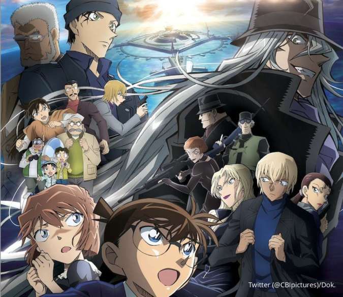 Sinopsis Detective Conan The Movie: Black Iron Submarine, Tayang Mulai Hari ini
