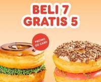 Promo Khusus Hari Senin! Beli 7 Gratis 5 Donat dari Dunkin Donuts