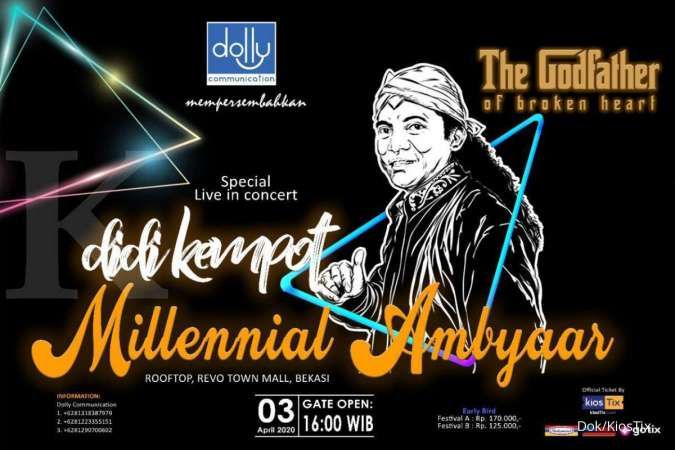 April Didi Kempot Gelar Konser Millenial Ambyar 2020 di Bekasi