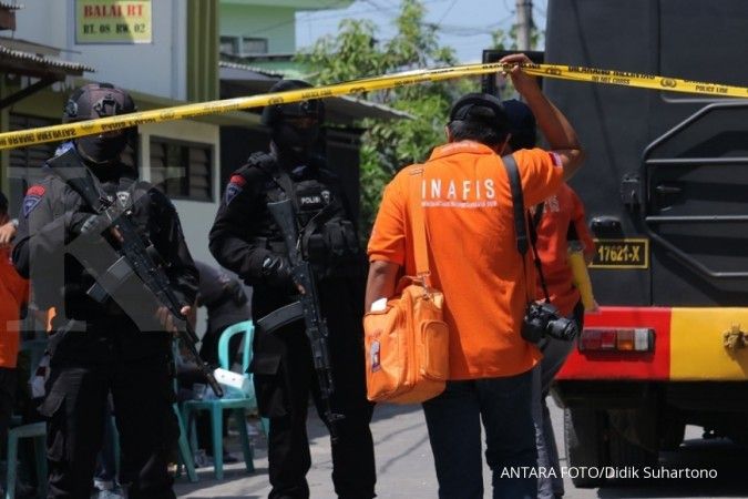Densus 88 tangkap empat terduga teroris di Jabar dan Jateng