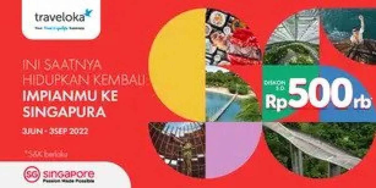 Liburan ke Singapura Bareng Traveloka! Dapatkan Diskon Sampai Rp 500.000