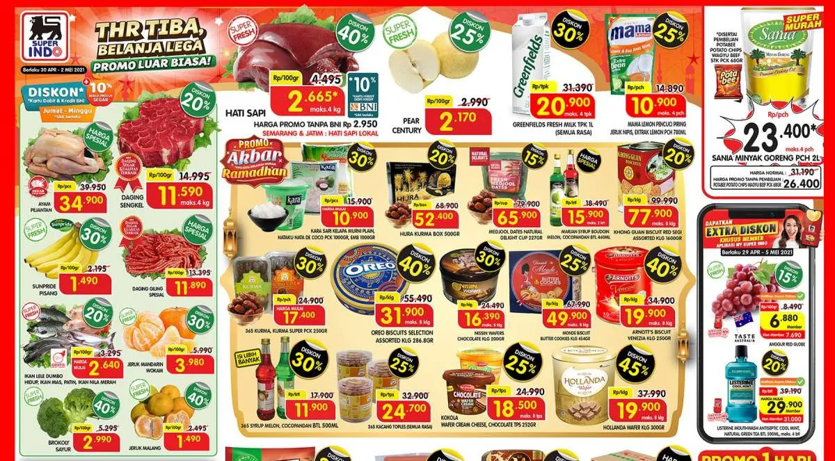 Promo JSM Superindo 30 April - 2 Mei 2021, diskon akhir pekan datang lagi!
