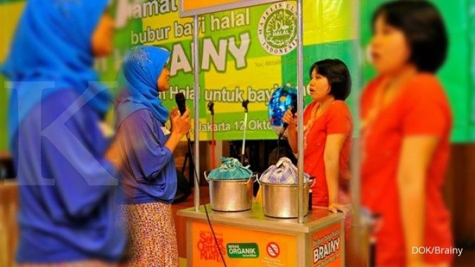 Menyendok laba dari berjualan bubur bayi organik