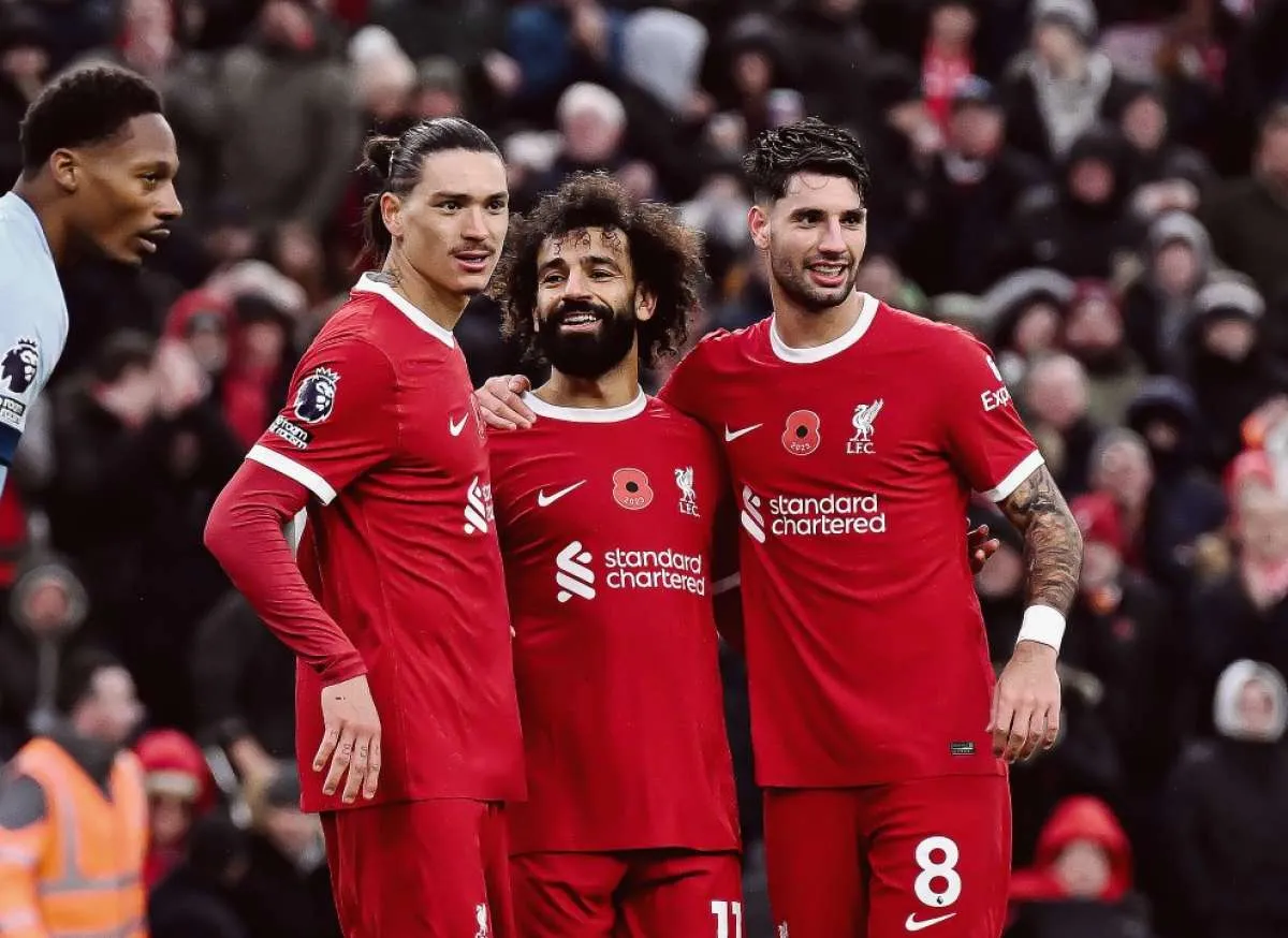 Liverpool vs Newcastle: Mo Salah Bawa Liverpool Ke Puncak Klasemen Liga Inggris