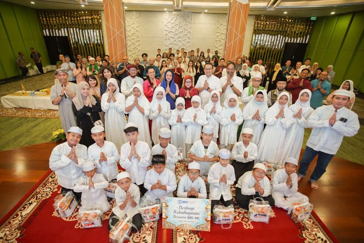 Berbagi Kebahagiaan Ramadan, BRI-MI Gelar Santunan dan Buka Puasa Bersama Anak Yatim