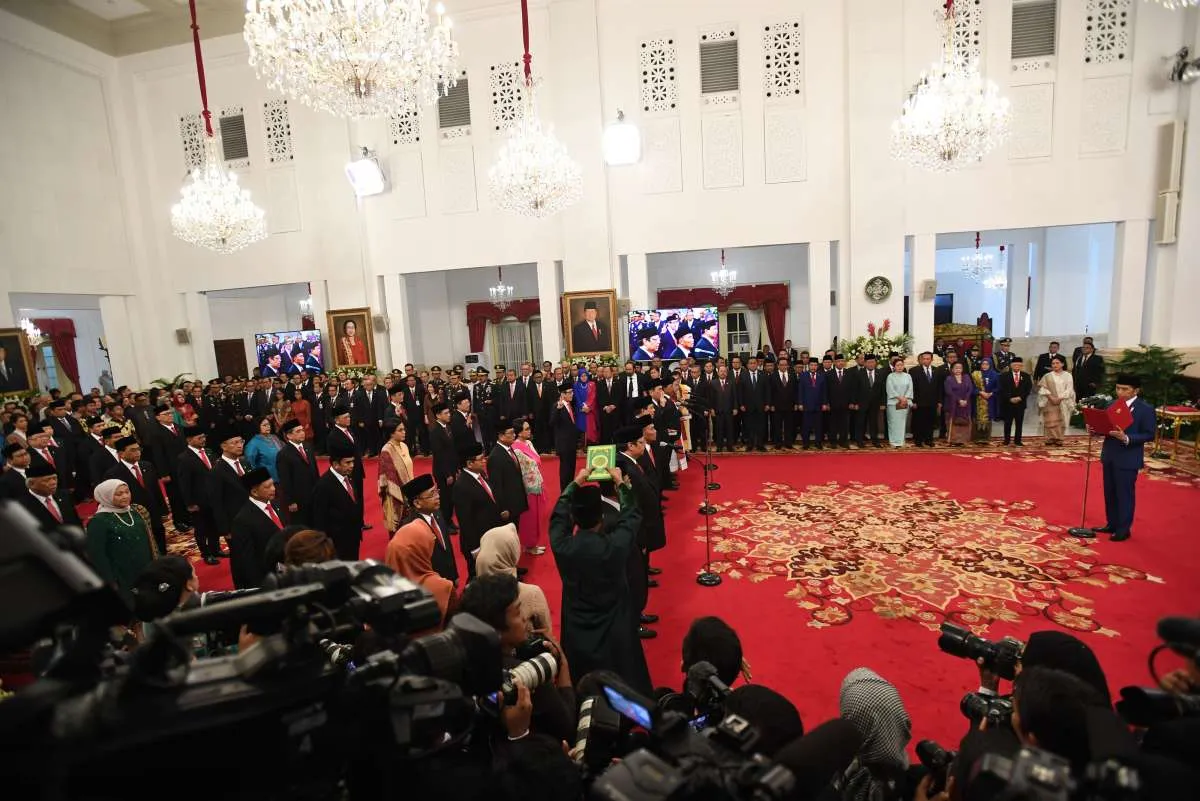 Susunan lengkap menteri dan wakil menteri Kabinet Indonesia Maju