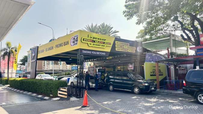 Mudik Aman, Dunlop Buka Posko Gratis Cek dan Konsultasi Ban