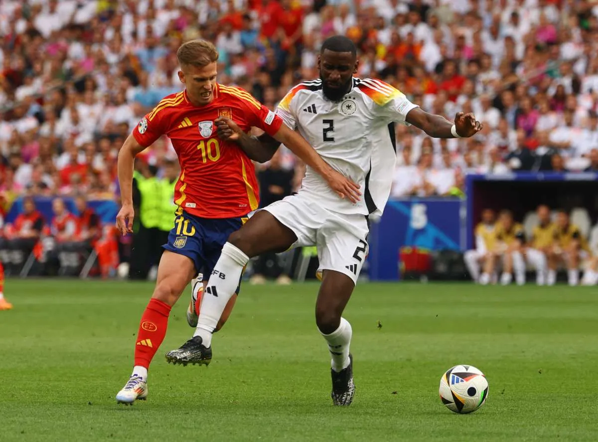 Hasil Pertandingan Euro 2024,  Babak Pertama Spanyol vs Jerman Banjir 3 Kartu Kuning 