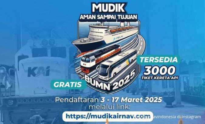 Link Daftar Mudik Gratis BUMN AirNav Lebaran 2025, Cek Rute Perjalanan & Jadwalnya