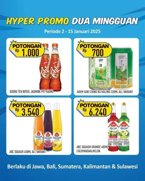 Promo Hypermart Dua Mingguan Periode 2-15 Januari 2024