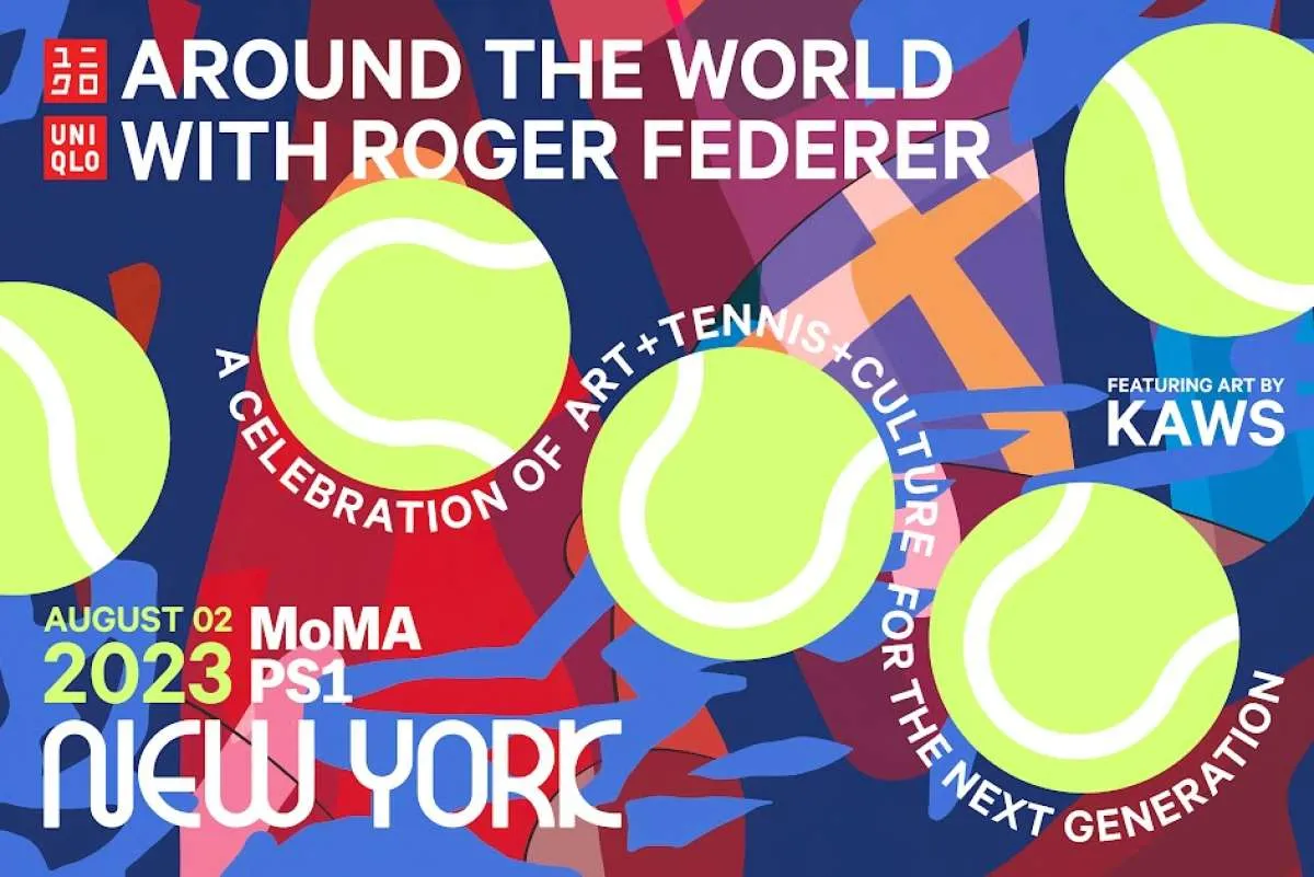 UNIQLO, Roger Federer&Kaws Berkolaborasi Luncurkan Around TheWorld with Roger Federer