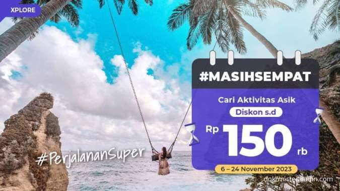 Promo Mister Aladin 6-24 Nov 2023, Diskon Aktivitas Asik Hingga Rp 150.000