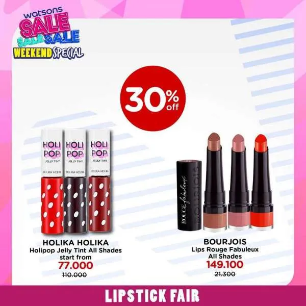 Promo Watsons Weekend Special Periode 7-10 April 2022