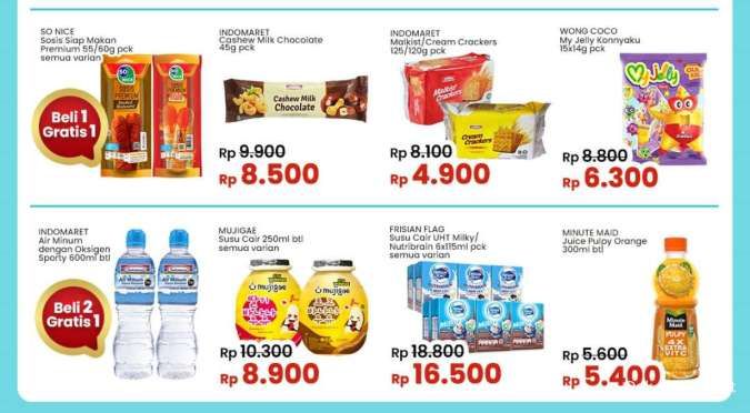 Promo Indomaret Back to School sampai 24 Juli, Sosis dan Kaos Kaki Beli 1 Gratis 1