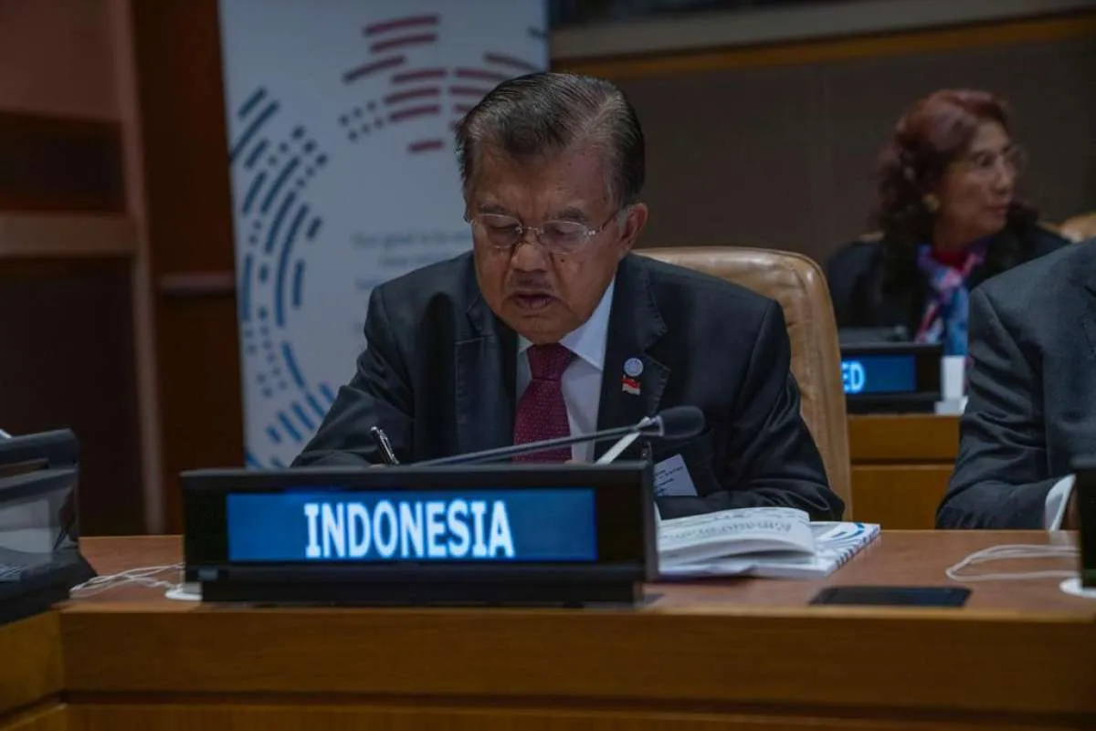 Wapres Jusuf Kalla sampai tiga prioritas untuk selamatkan laut di markas PBB