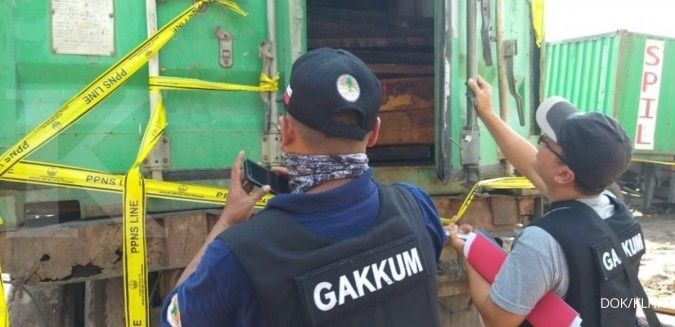 Dalam sebulan, KLHK amankan 384 kontainer kayu ilegal asal Papua