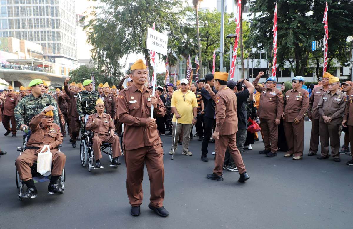 Pejuang Kemerdekaaan Gelar Kirab Peringatan Hari Veteran Nasional