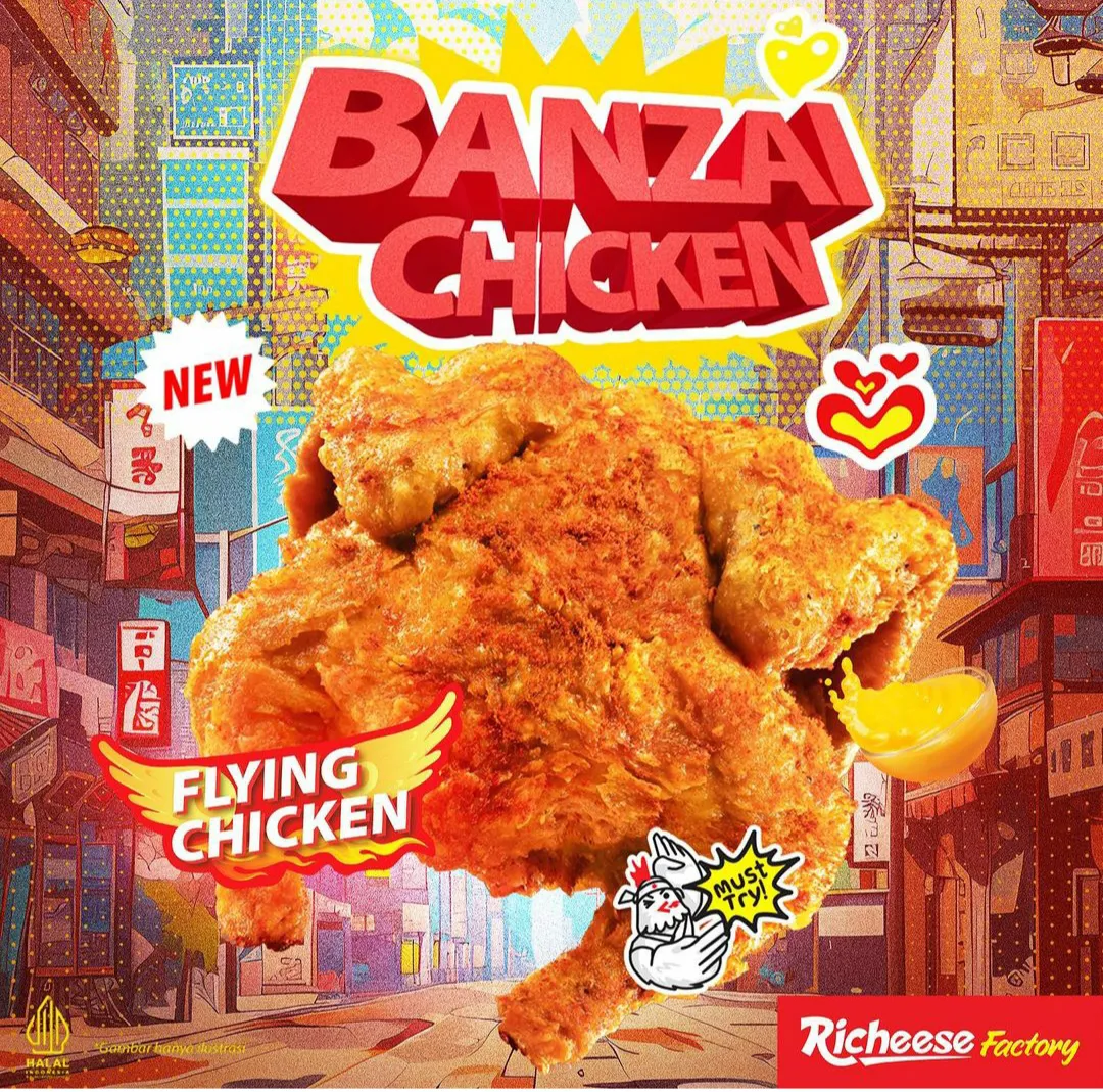 Promo Richeese Factory Banzai Chicken dan Combo Hampers 2024