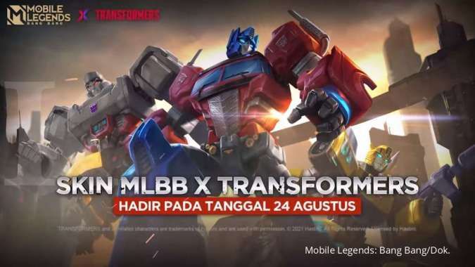 Event MLBB X Transformers: Jadwal, hadiah, dan skin kolaborasi