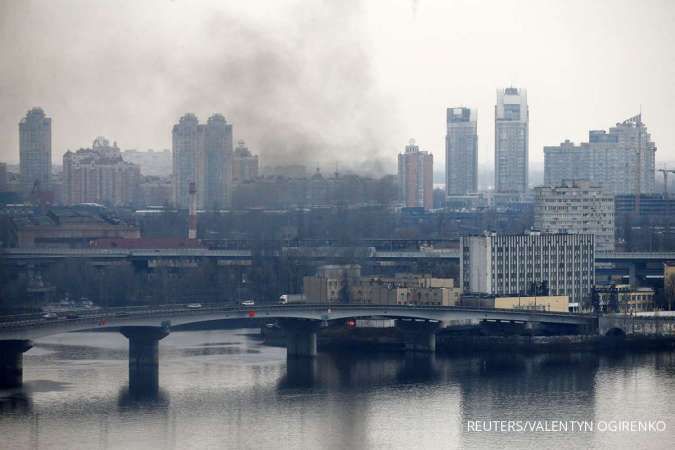 Ibukota Ukraina Bersiap untuk Serangan Rusia