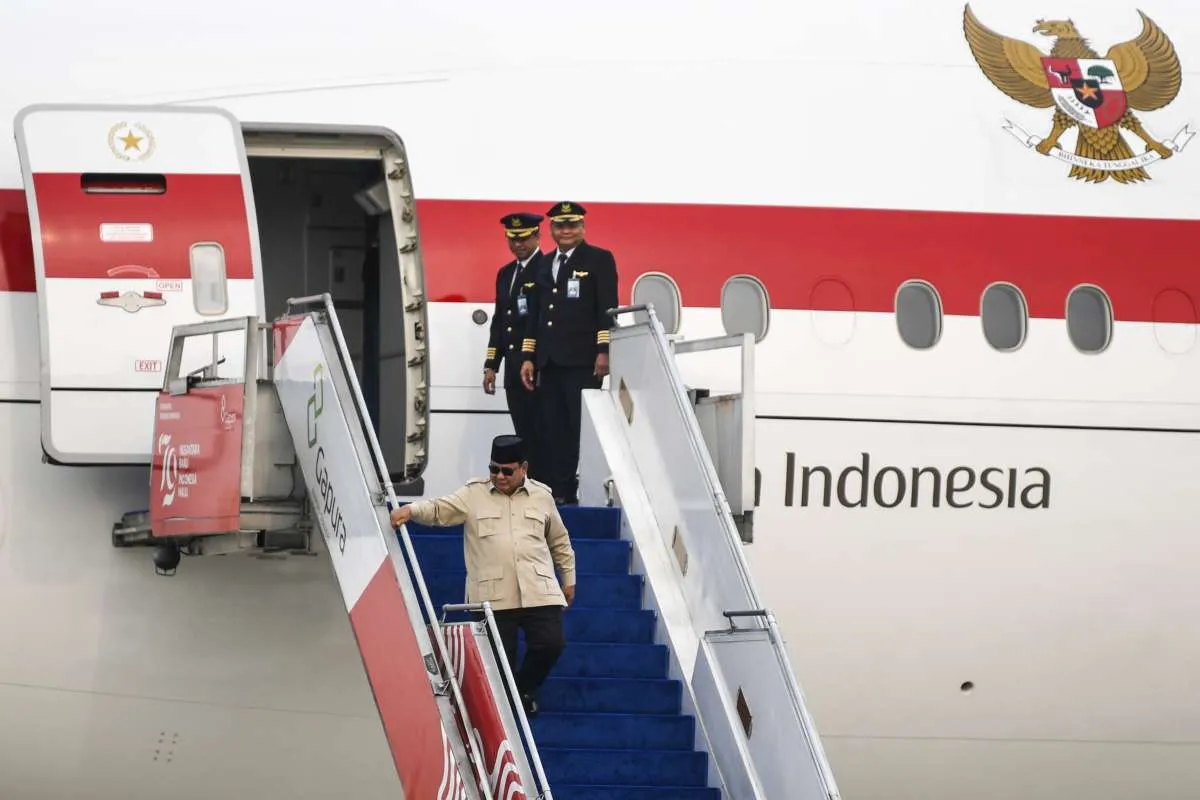 Akhiri Lawatan Eropa, Prabowo Tiba di Tanah Air
