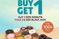 Promo J.CO Buy 1 Get 1, Gratis 6 Donut Black Jack Sampai Minggu
