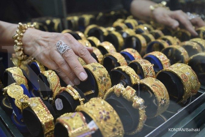 Emas di Asia mendaki ke level tertinggi 2 pekan