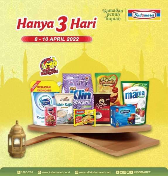 Katalog Promo Indomaret Hanya 3 Hari Periode 8-10 April 2022
