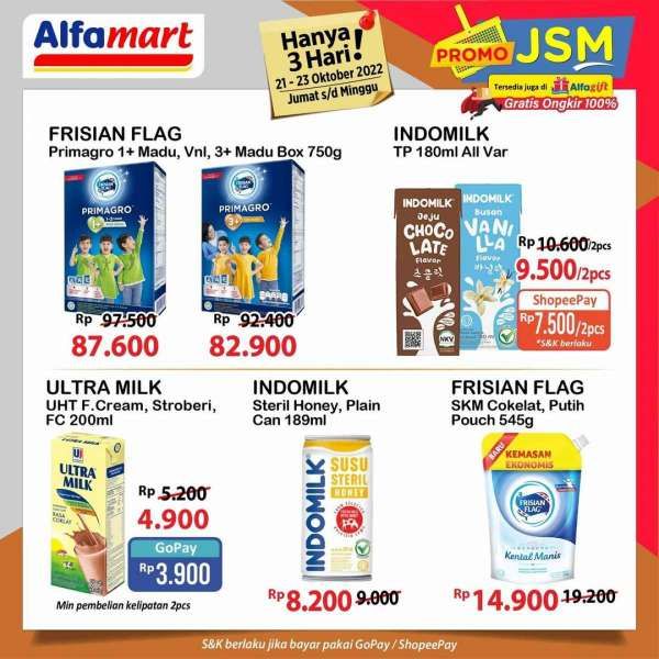 Katalog Promo JSM Alfamart Terbaru 21-23 Oktober 2022