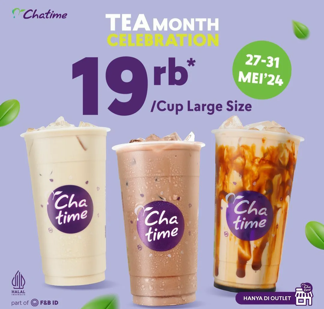 Chatime tea month celebration