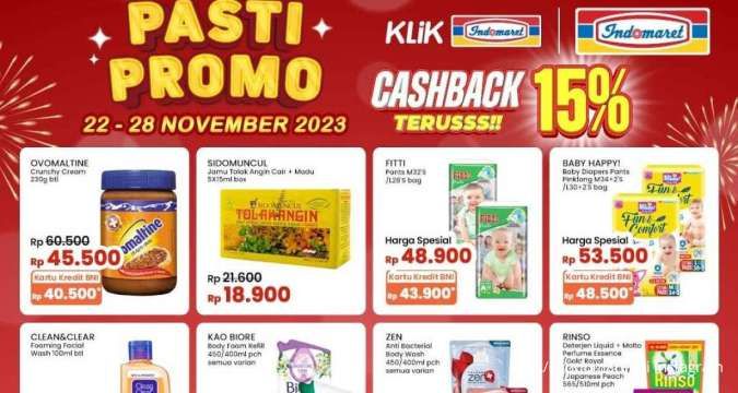 Katalog Promo JSM Indomaret Terbaru 24-26 November 2023, Beli Popok Harga Spesial!
